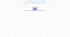 Desktop Screenshot of chanton.com